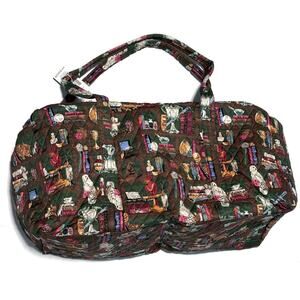 Vera Bradley Harry Potter Hogwarts Library Large Original Duffel Tote Bag 2025